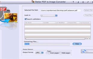 Stellar Phoenix PDF to Image Converter screenshot 1