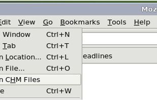 CHM Reader screenshot 1