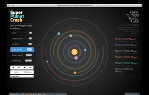 Super Planet Crash screenshot 1