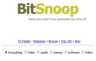 BitSnoop screenshot 1