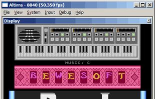 Mid-scanline changes in the BeweSoft 8 players demo.