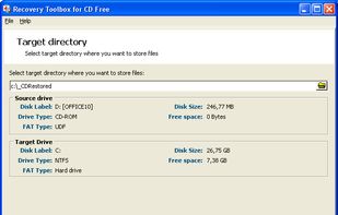 Recovery Toolbox for CD screenshot 1