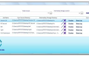 The main screen of OneSync.