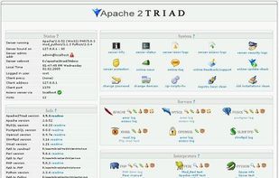 Apache2Triad screenshot 1
