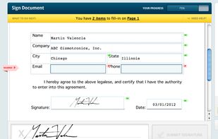 RightSignature screenshot 1