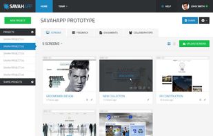 SavahApp Project Home Page 
