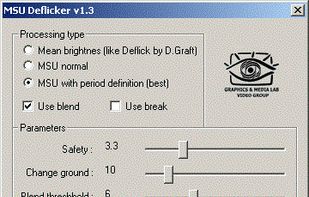 MSU Deflicker screenshot 1