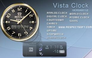 Vista Clock screenshot 1
