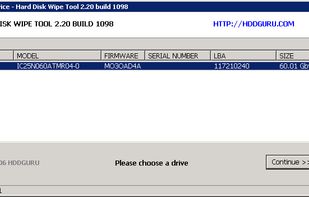 HDD Wipe Tool screenshot 1