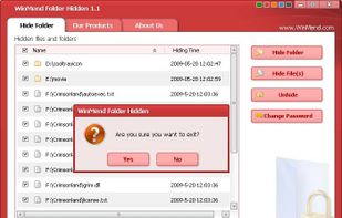 WinMend Folder Hidden screenshot 2