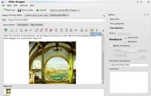 Blogilo screenshot 1