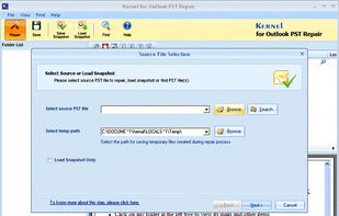 Kernel for Outlook PST Repair screenshot 1