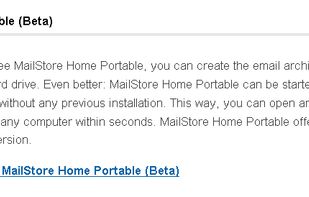 MailStore Home Portable
