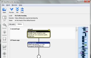 EasyMercurial screenshot 1