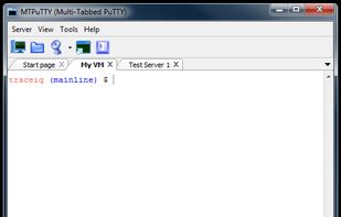 MTPuTTY (Multi-Tabbed PuTTY) screenshot 1