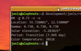 Redshift screenshot 1