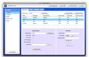 Lita SQLite Manager screenshot 1