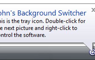 The notification icon (pictured right) lets you open the settings, pause switching, view all downloaded photos (especially useful if you’re using one of the montage modes – just choose ‘Cached Picture Browser’), email or save backgrounds, check for updates and exit JBS 