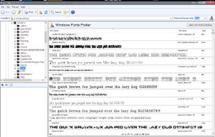 Font Runner 3 main interface.