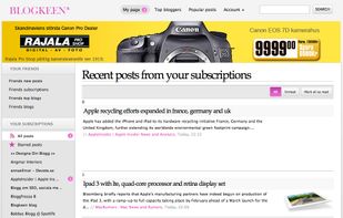 Blogkeen screenshot 1