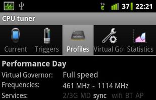 CPU Tuner screenshot 2