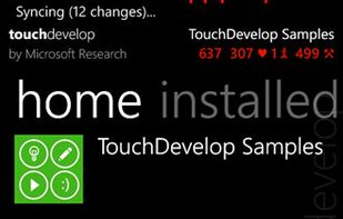 TouchDevelop on Windows