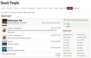 Hoop.la chat includes moderated events & chat rooms, no plugin required