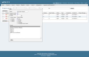 qdPM screenshot 1