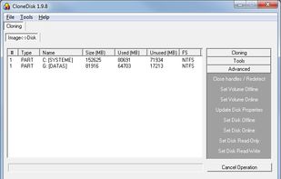 Clonedisk screenshot 1