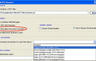 PCVITA PST Xtractor screenshot 1