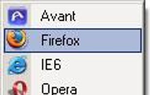 menuApp with ordered entries.