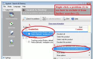 How to exclude products from the search