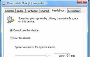 ReadyBoost screenshot 1