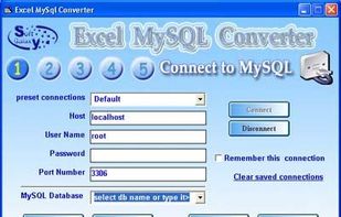 Excel-MySQL Converter screenshot 1