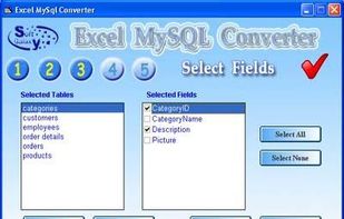 Excel-MySQL Converter screenshot 3