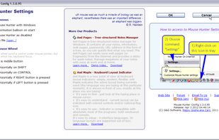 Settings of Mouse Hunter