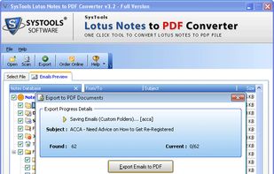 Export Lotus Notes to PDF