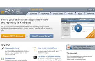 ePly Online Event Registration screenshot 1