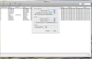 CSVEdit screenshot 1