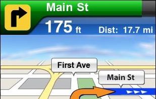 AT&T Navigator screenshot 1