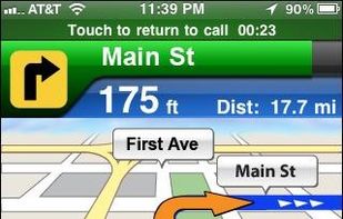 AT&T Navigator screenshot 1