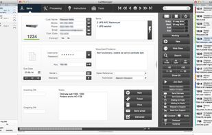 Main window with lists