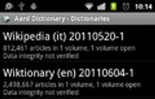 Aarddict on Android: Adding dictionaries