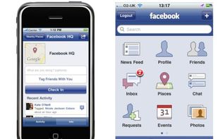 Facebook Places screenshot 1