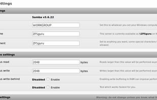 ZFSguru screenshot 3