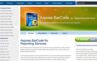 Aspose.BarCode for Reporting Services Screenshopt