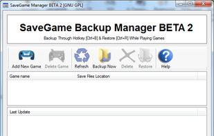 SaveGame Backup Manager screenshot 1