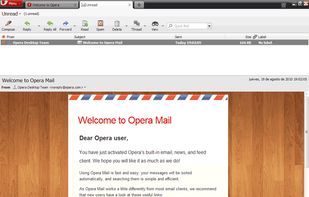 Opera Mail screenshot 1