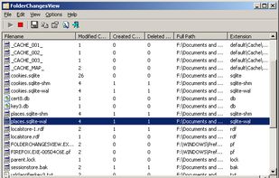 FolderChangesView screenshot 1