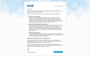 Termination of service